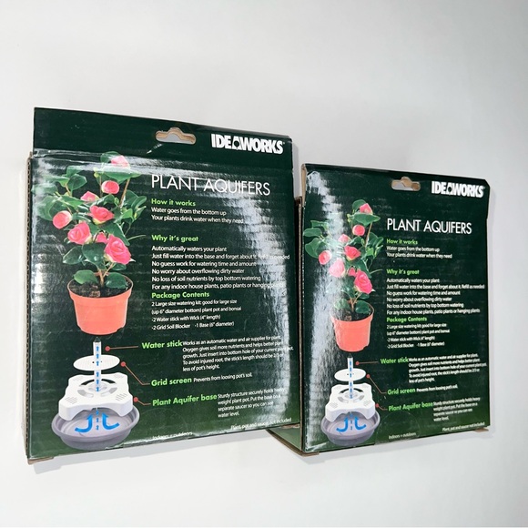 2 SET OF (2) IDEAWORKS PLANT AQUIFERS SELF-WATERING DISPENSERS - Picture 6 of 7